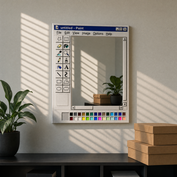 Paint Canvas Mirror