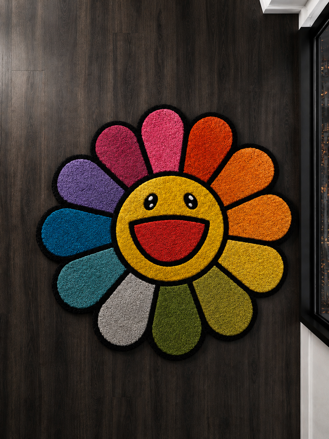 Flower rug