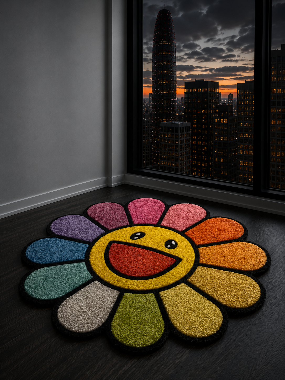 Flower rug