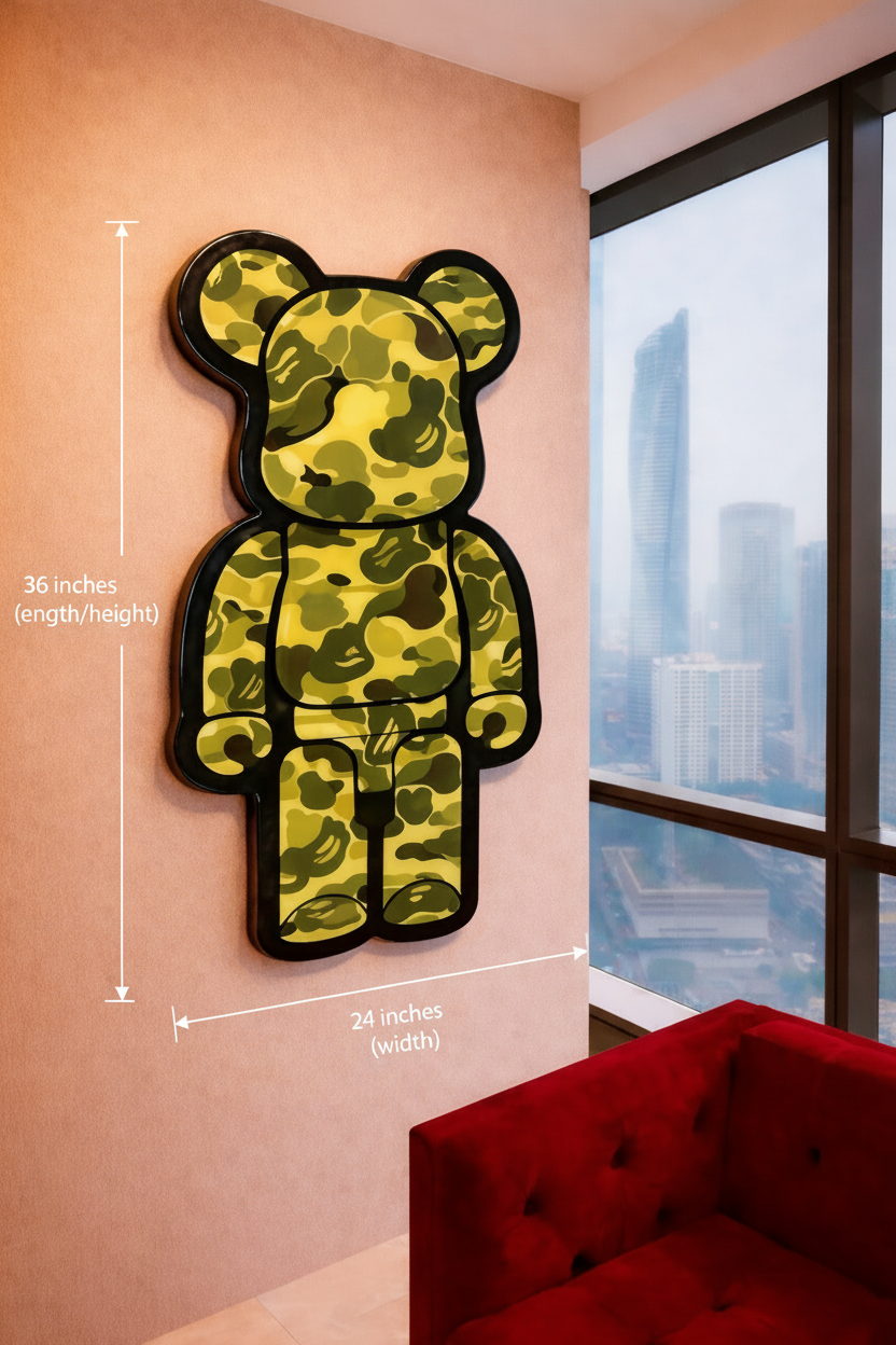 Bear Wallart Image 2 24x36