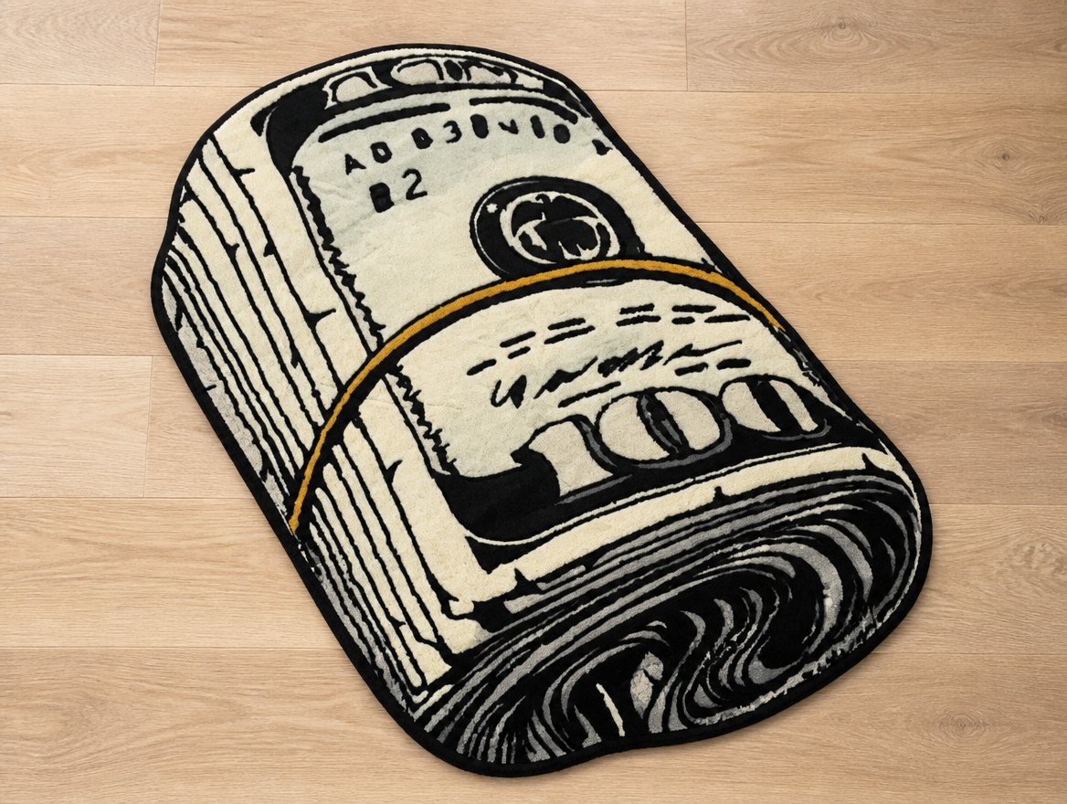 Money Roll Rug hero