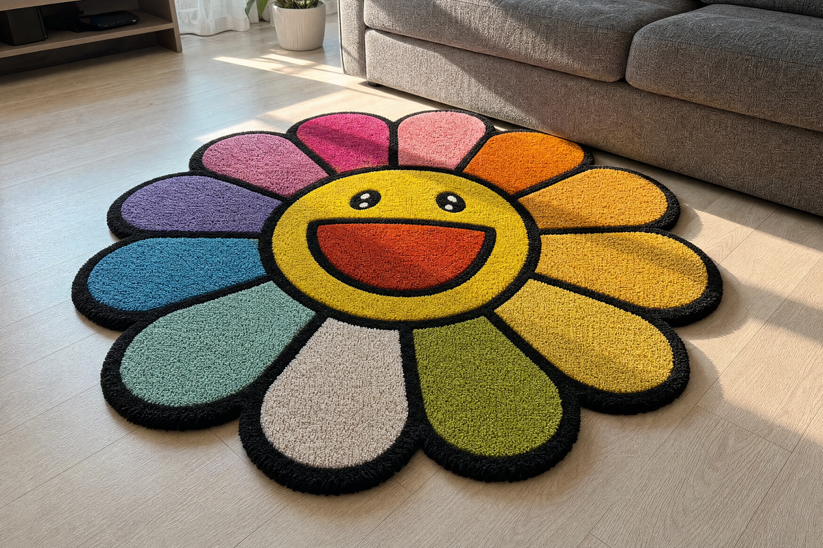 Flower rug