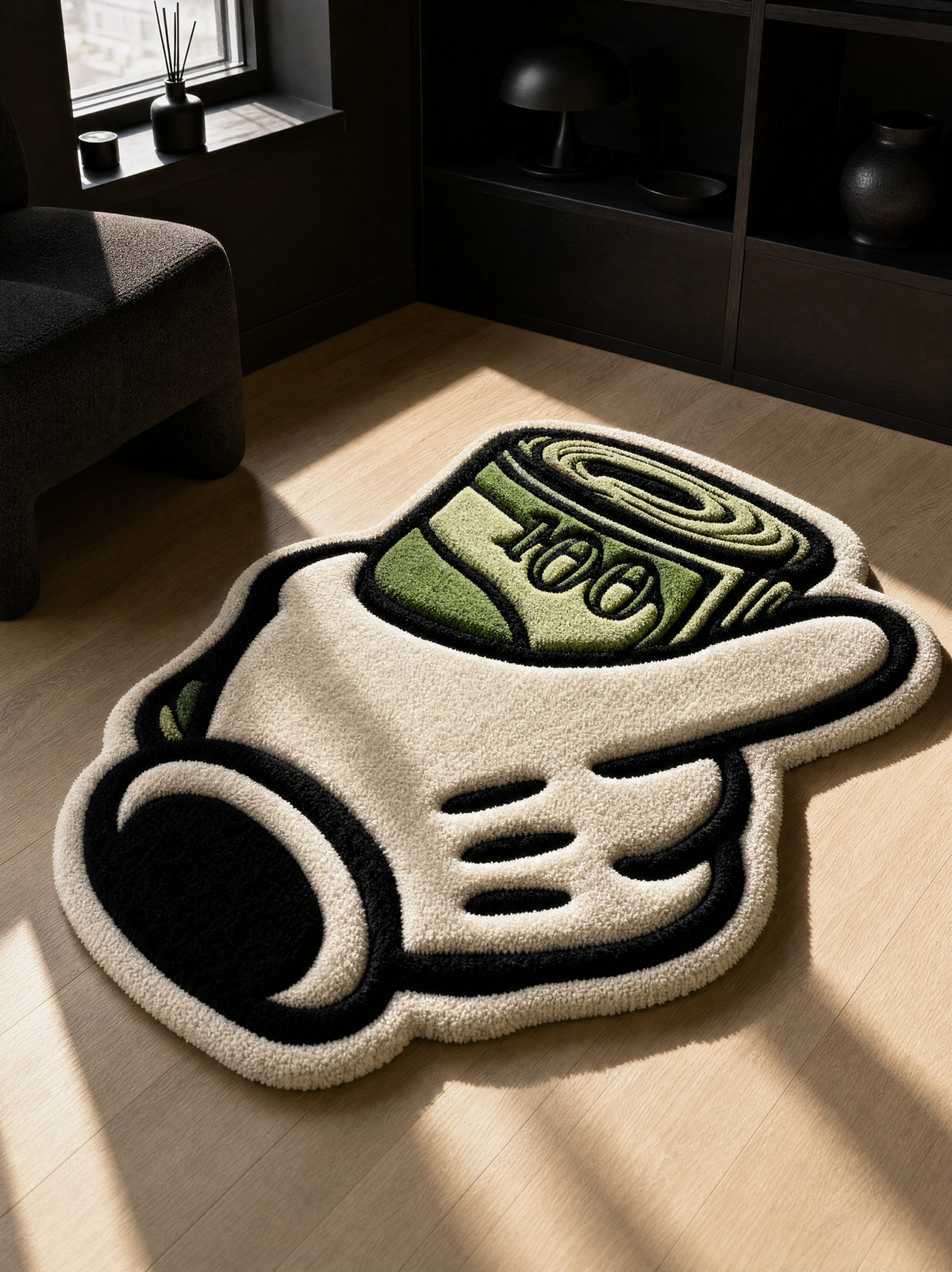 Money Hand Rug
