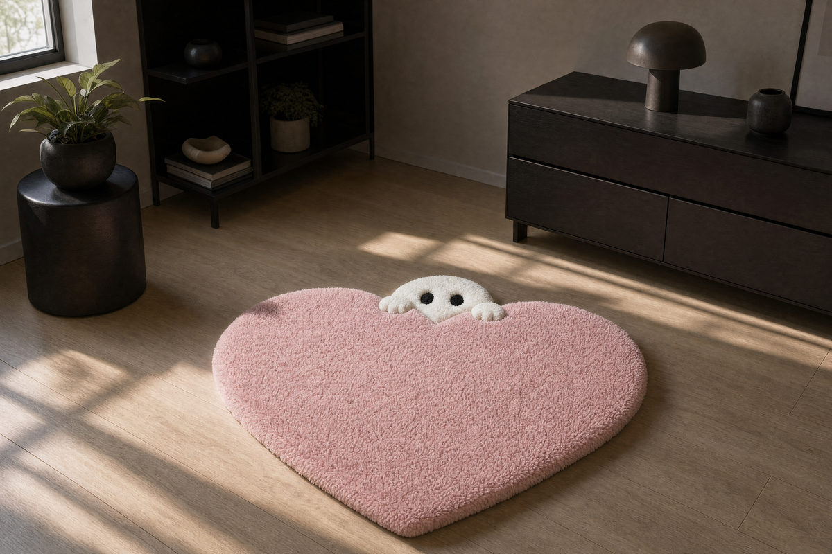 Ghost Heart Rug