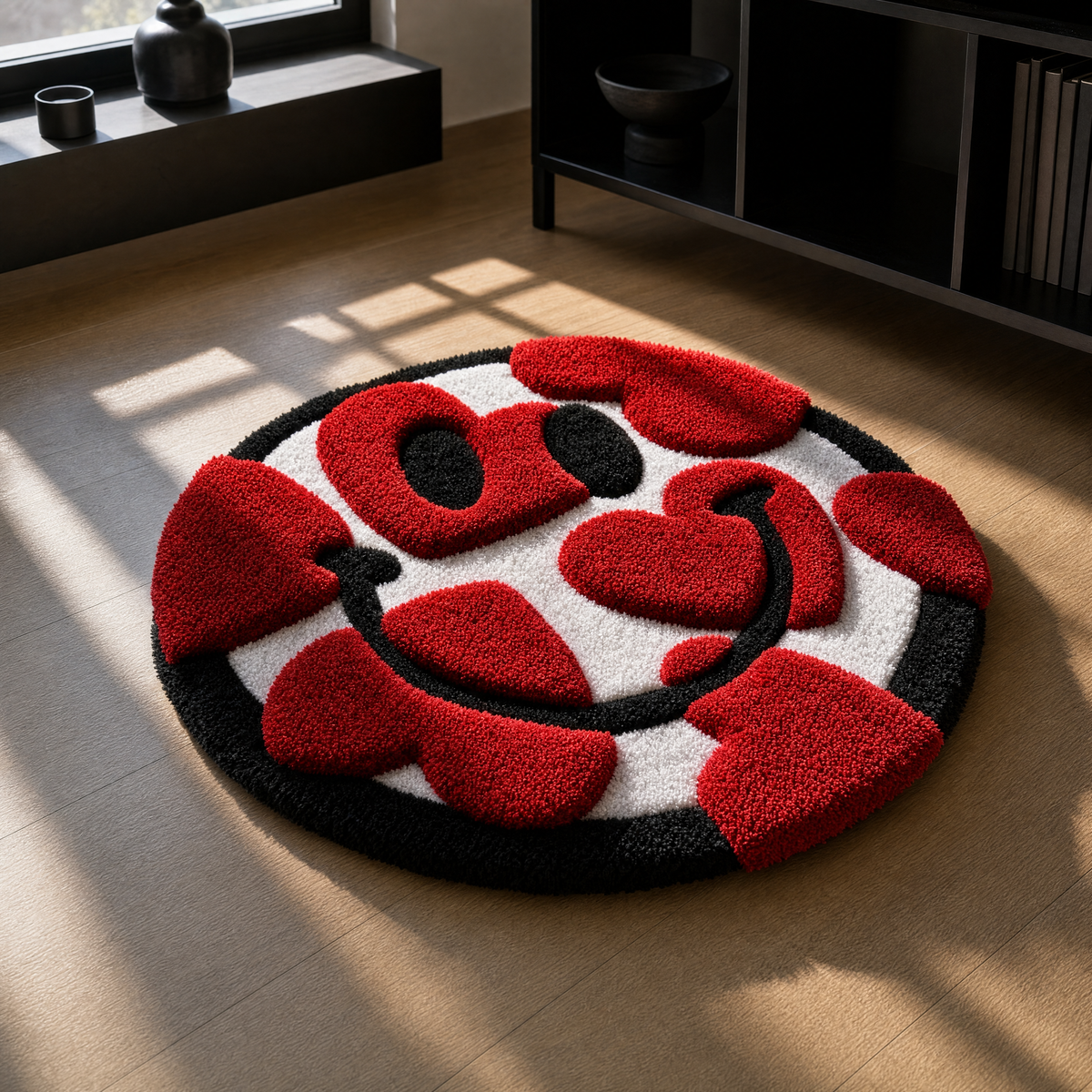 Heart Smiley Rug