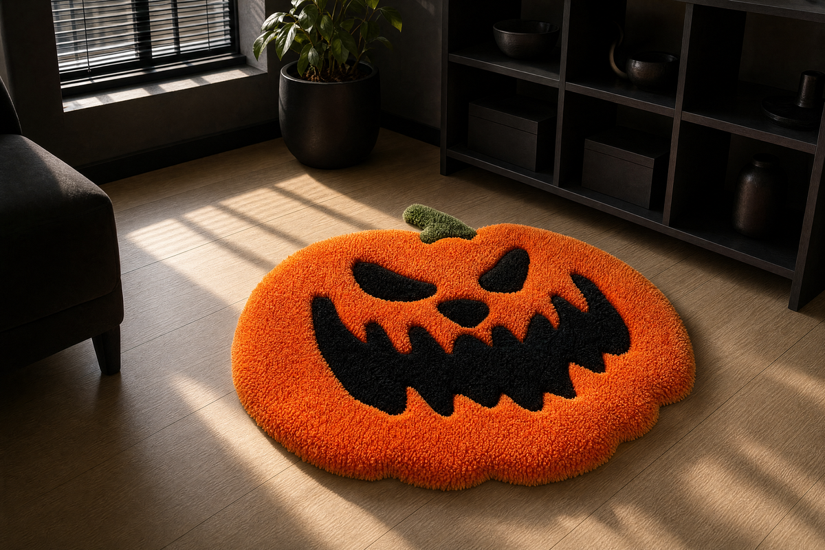 Halloween Pumpkin Rug