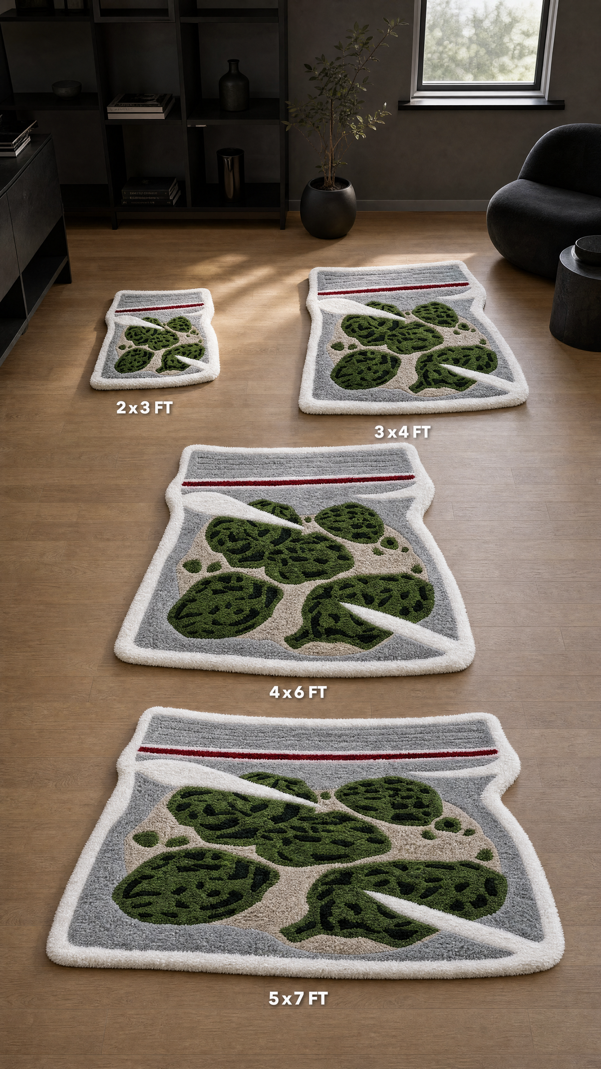 Weed Bag Rug