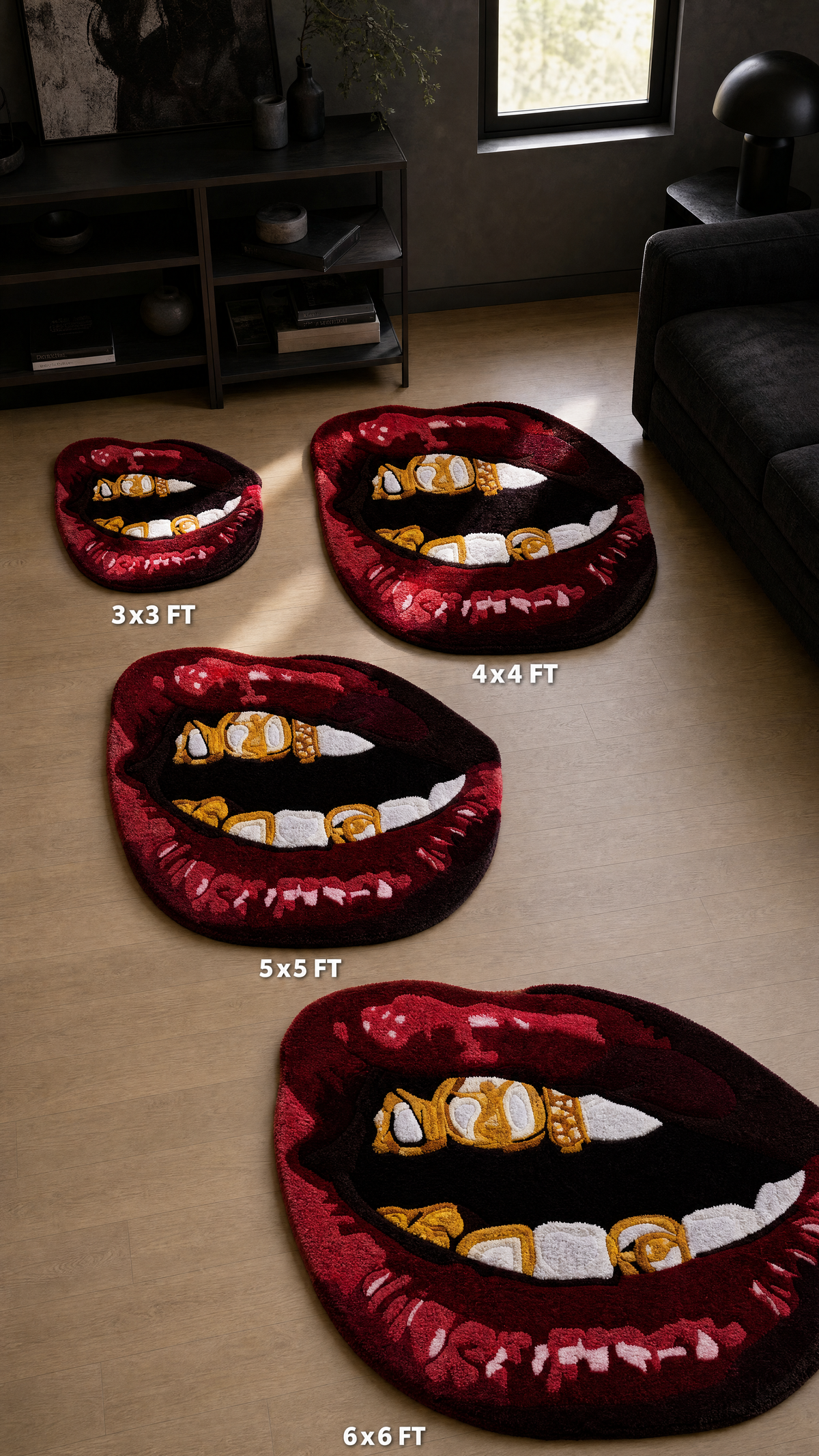 Grillz Mouth Rug