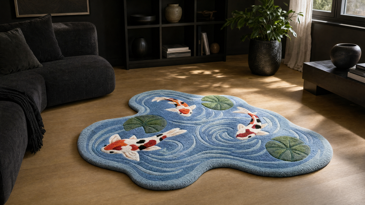 Koi Pond Rug