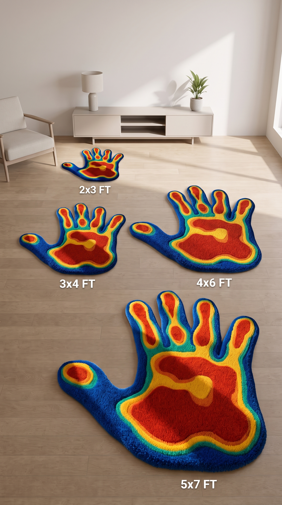 Thermal Hand Rug