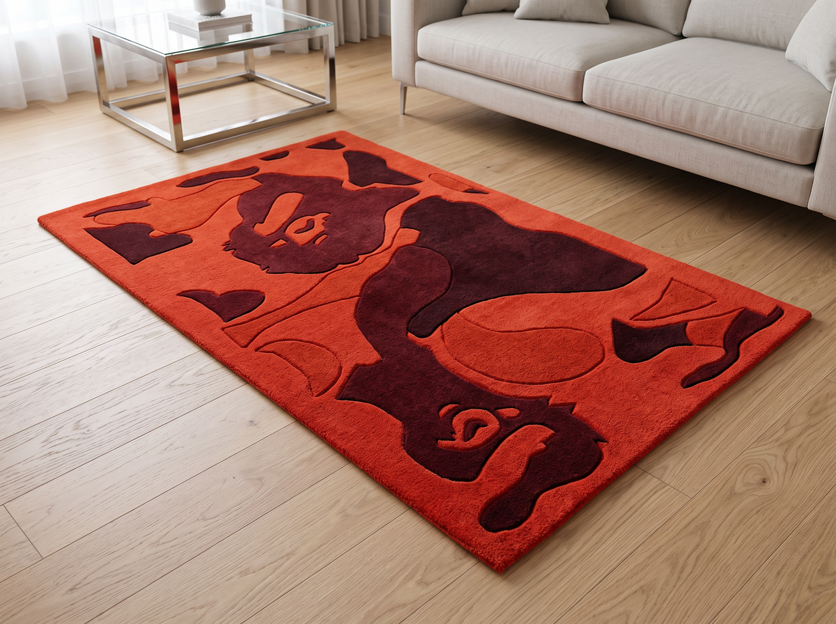 Red Area Rug